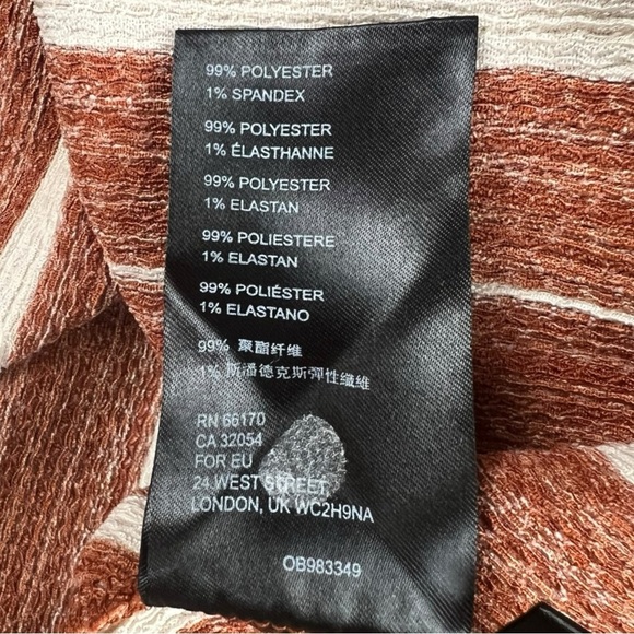 Anthropologie Women’s Eloise Off The Shoulder Top In Terracotta Size XS - Picture 7 of 7